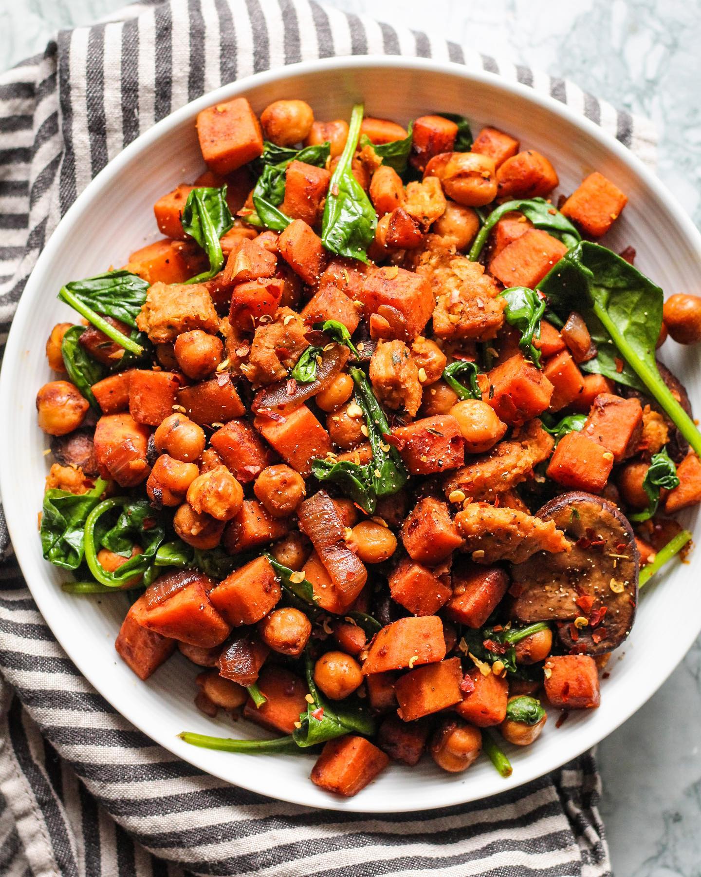 Vegan Breakfast Hash with Sweet Potatoes