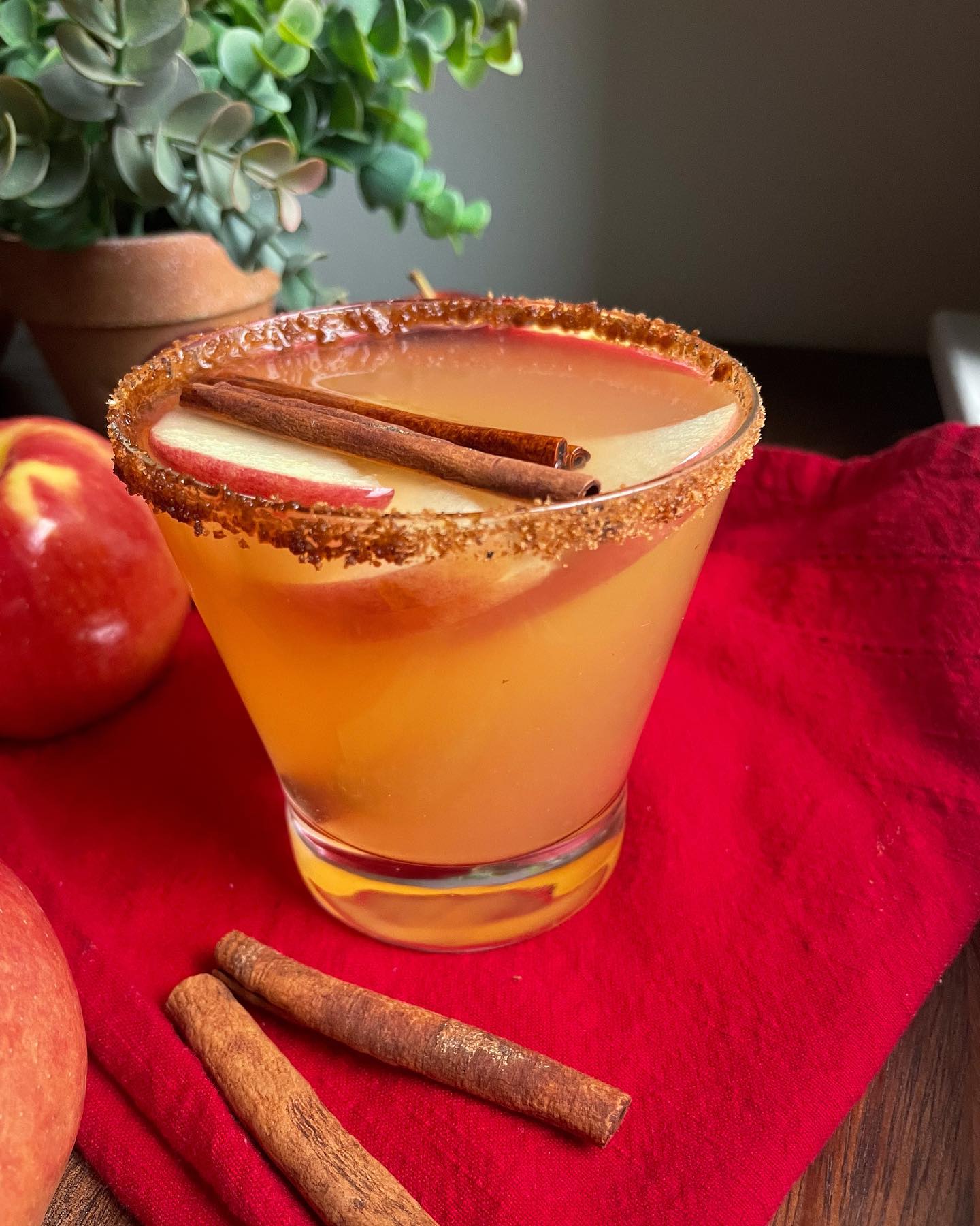 Apple Cider Champagne Margaritas