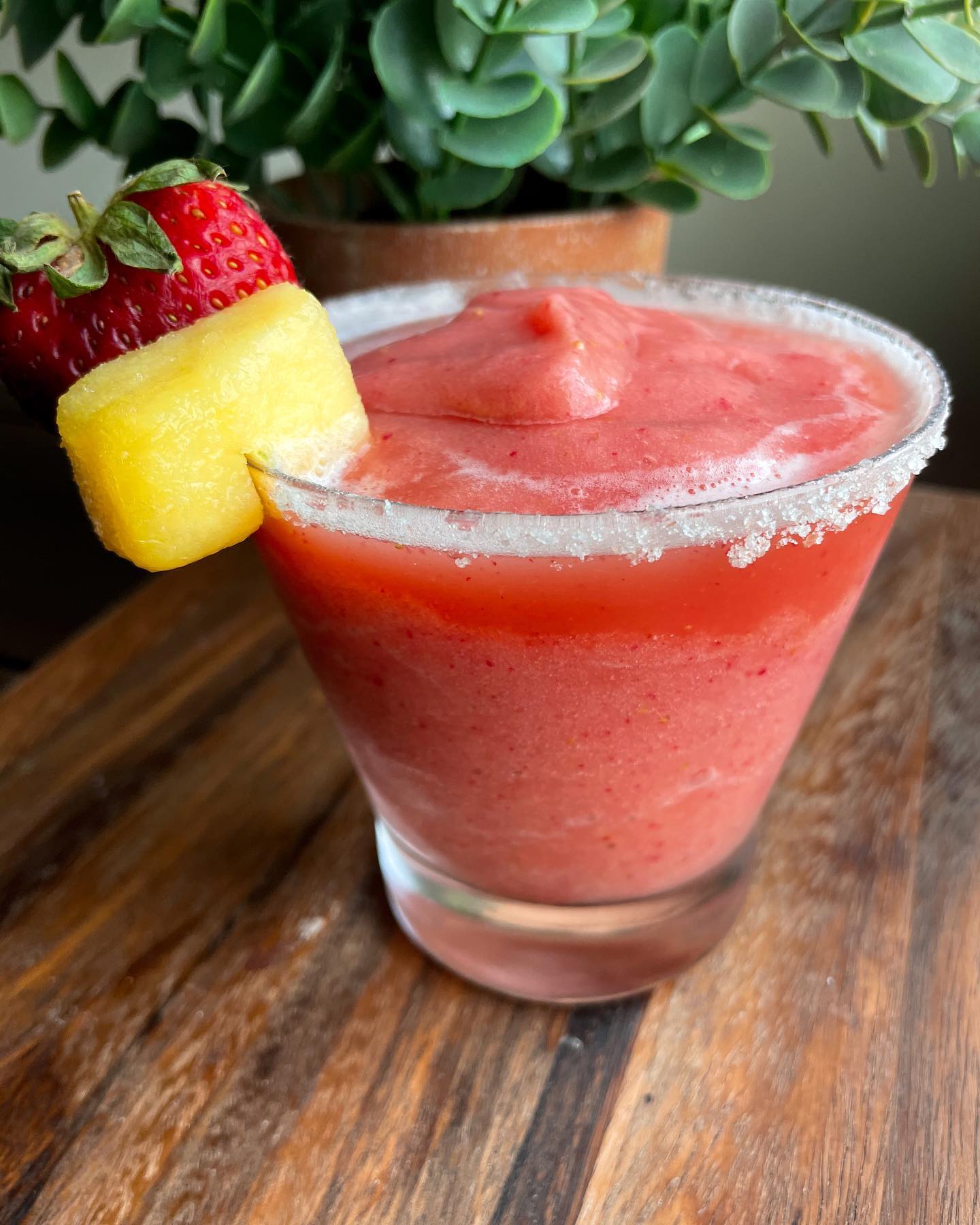 Tropical Strawberry Pineapple Margaritas