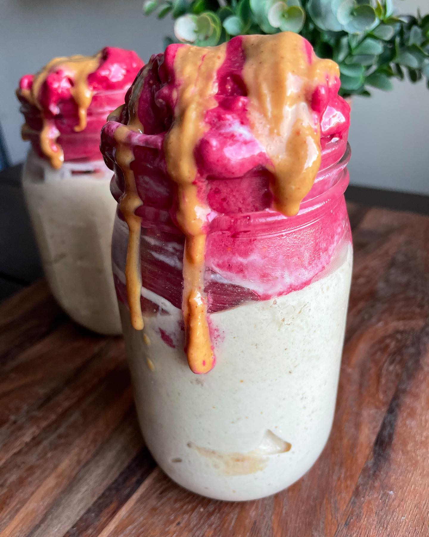 Layered Pb&j Smoothies