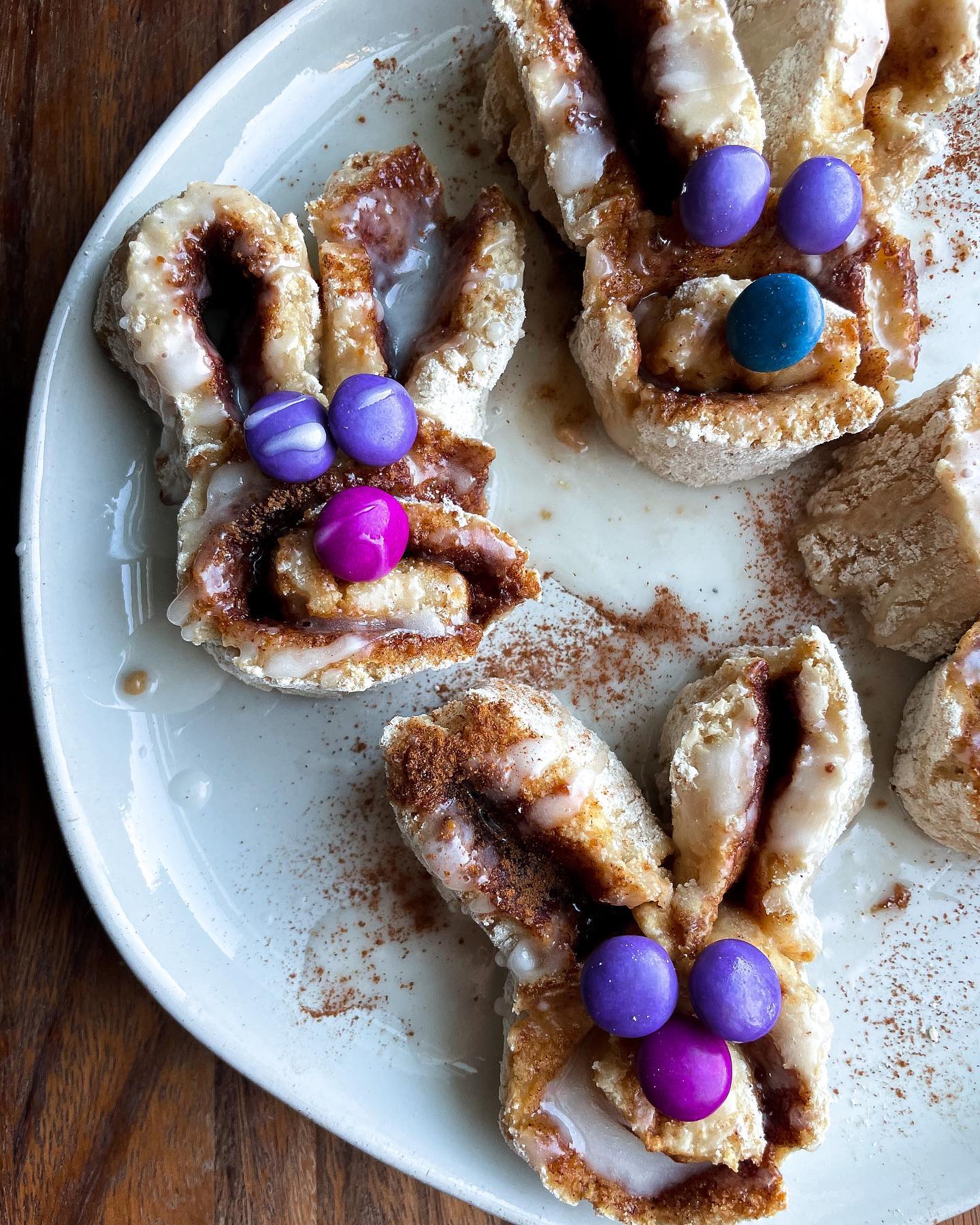 Bunny Cinnamon Rolls for Easter Delight