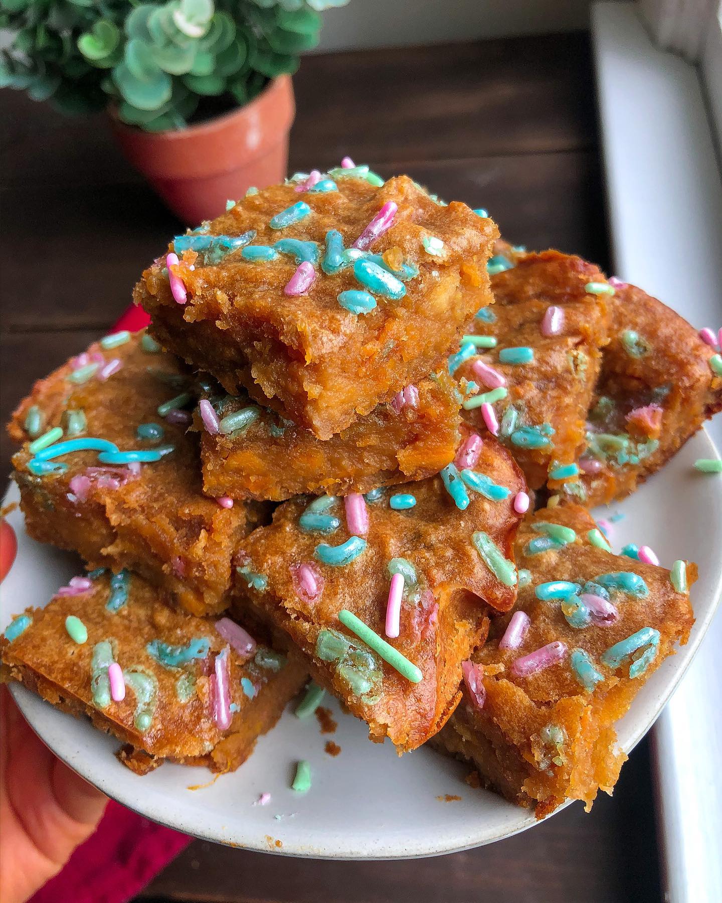 Gluten-Free Plant-Based Blondie Bites