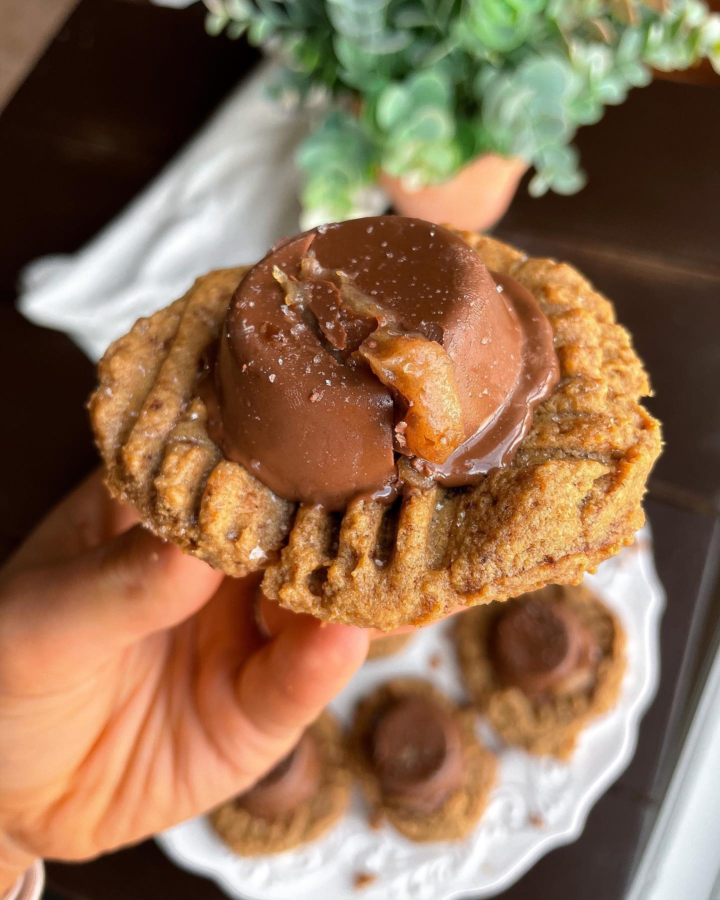 Salted Caramel Cup Cookies