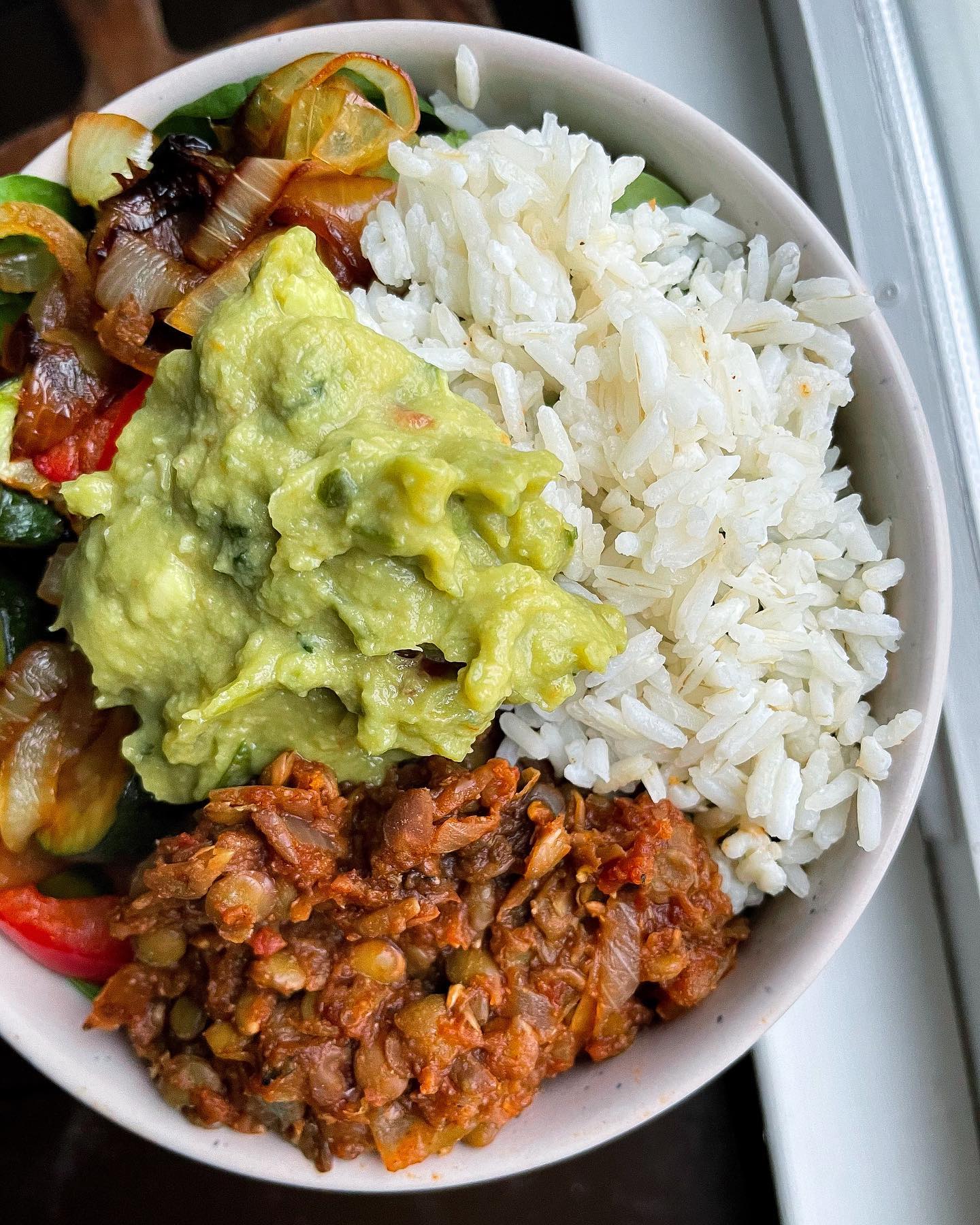 Lentil Fajita Bowls - Affordable Vegan Chipotle-Inspired Delight