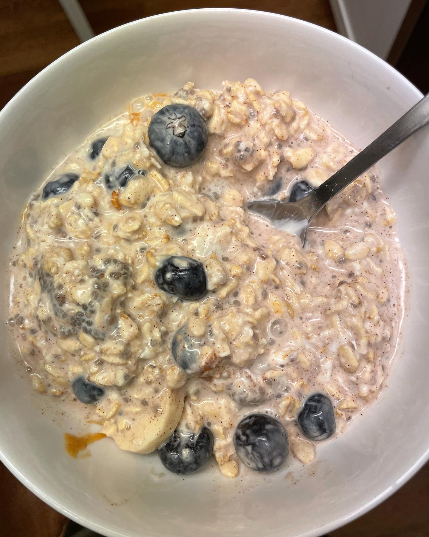 Blueberry Muffin Overnight Oats