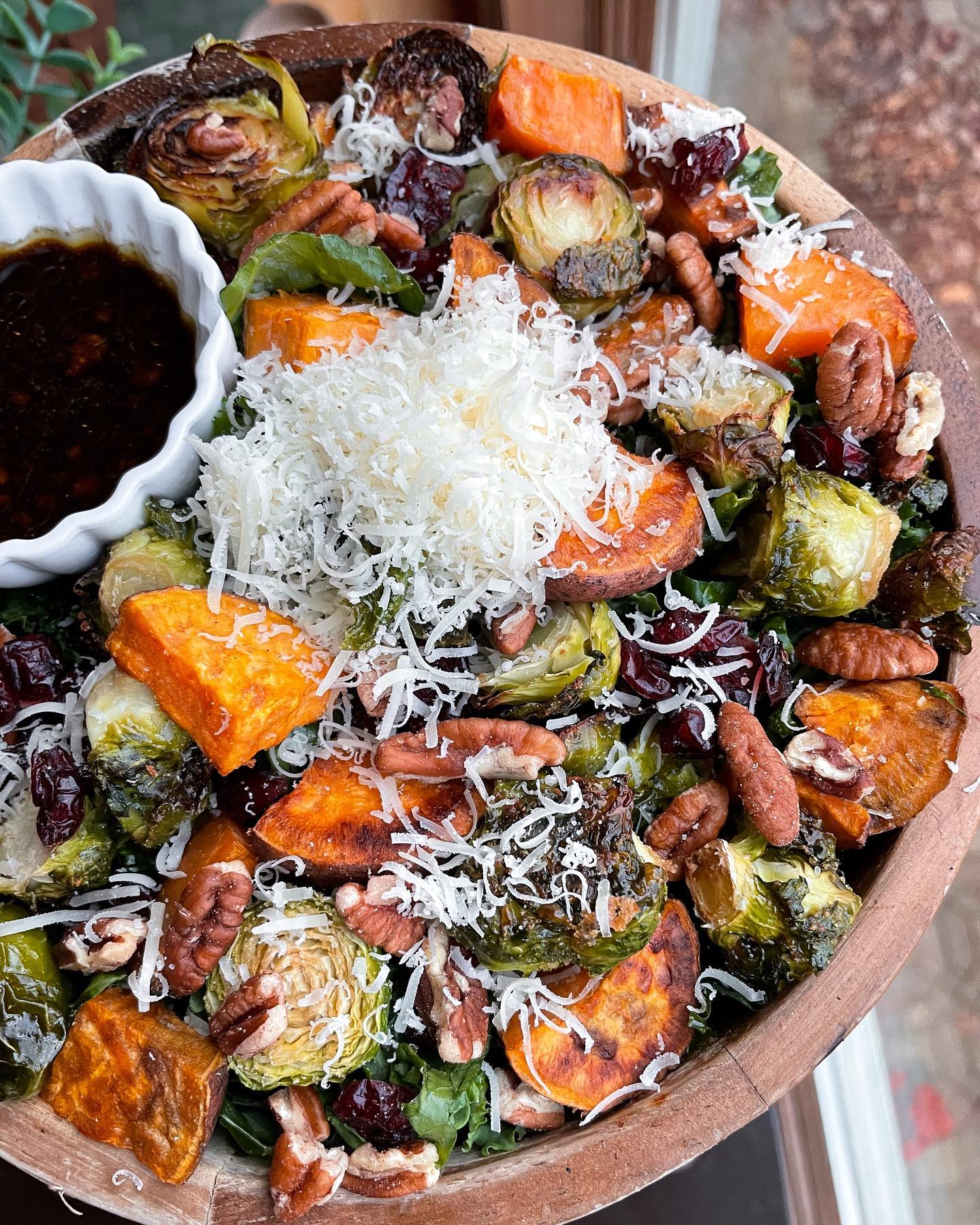 Roasted Vegetable Salad with Maple Vinaigrette