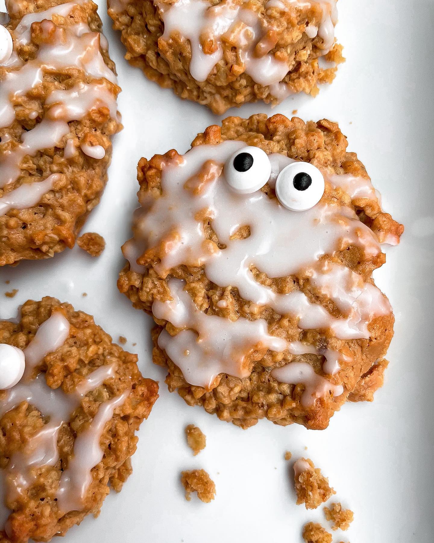 Halloween Oatmeal Monster Cookies