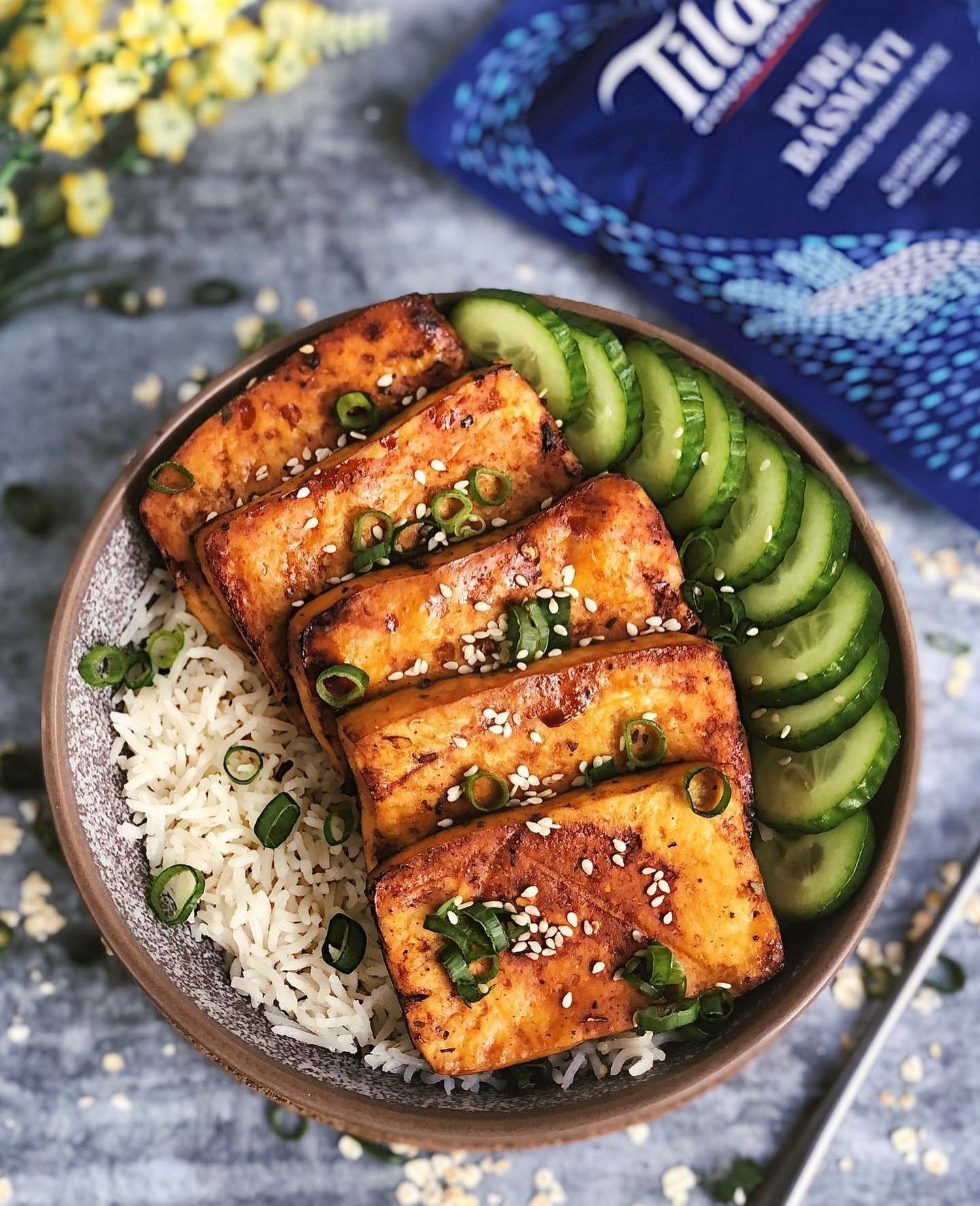 Quick Gluten-Free Tofu Rice Bowl