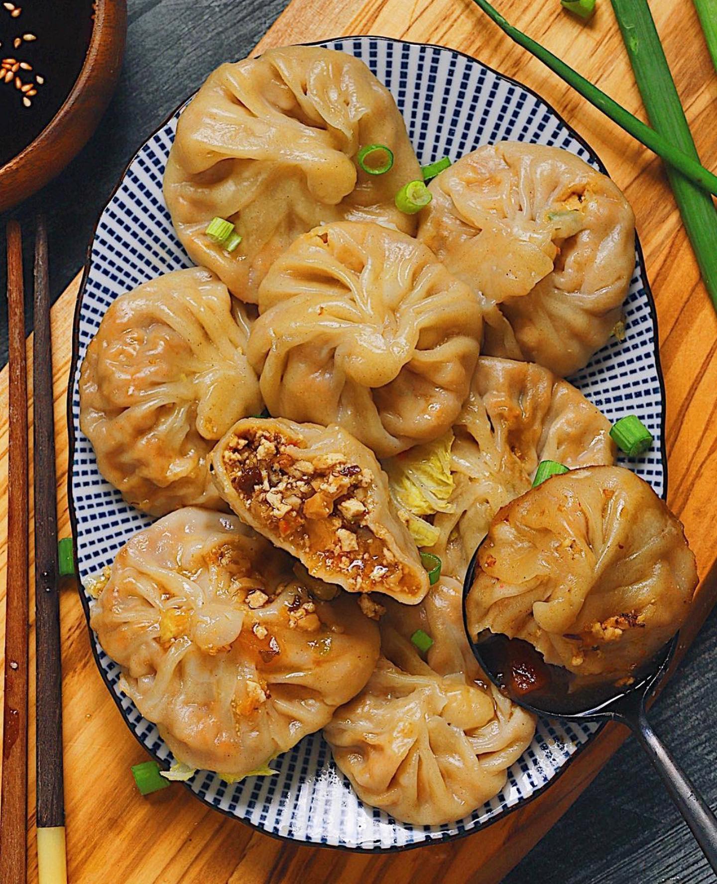 Vegan Xiao Long Bao Dumplings