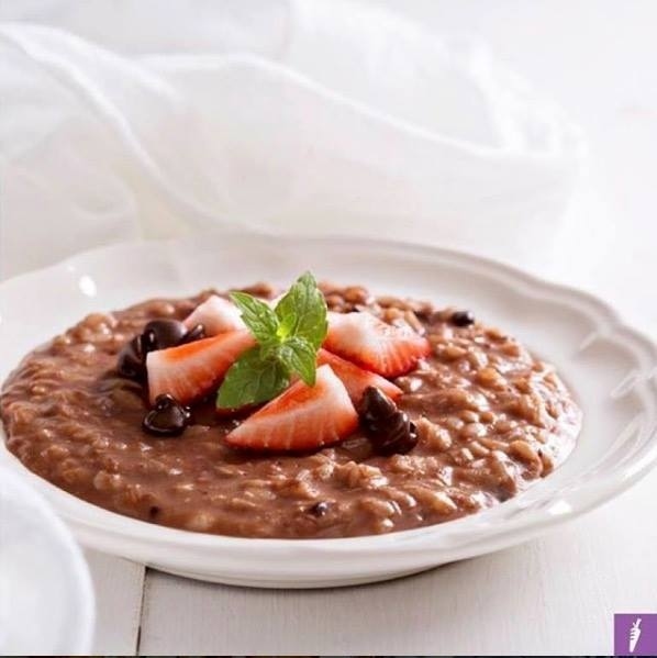 Chocolate Black Rice Pudding