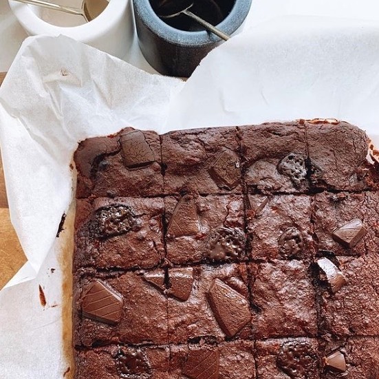 Rich and Moist Chocolate Banana Brownies