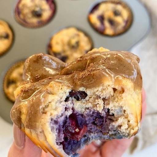 Blueberry Lemon Banana Muffins