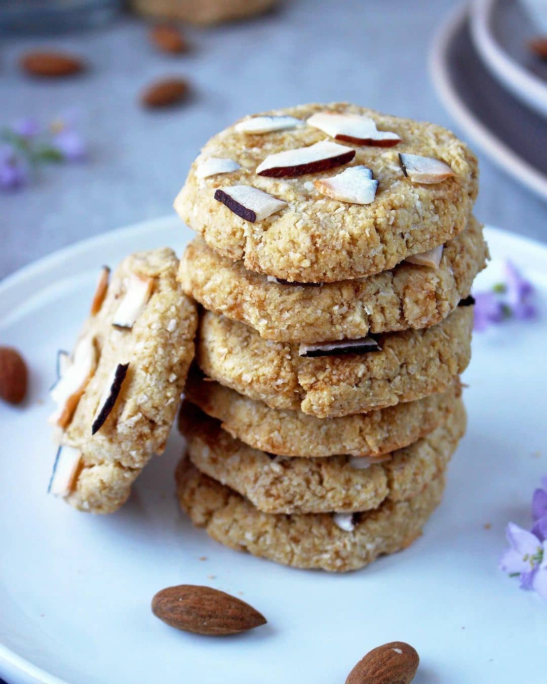 Vegan Almond Coconut Cookies