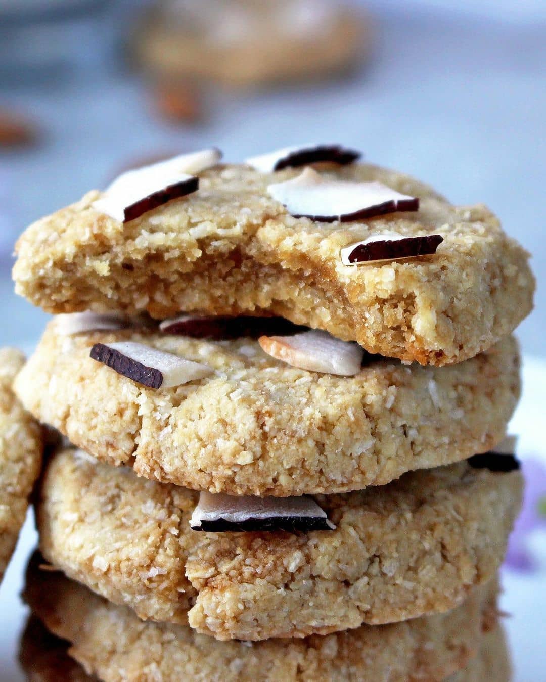 Vegan Almond Coconut Cookies