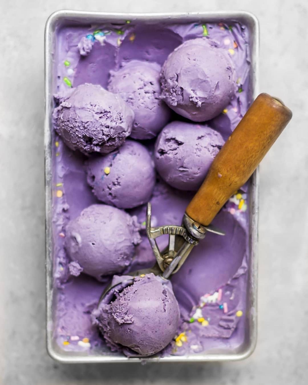 Vegan Blueberry + Maple Ice Cream