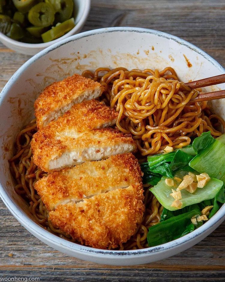 Tofu Katsu Noodle Bowl