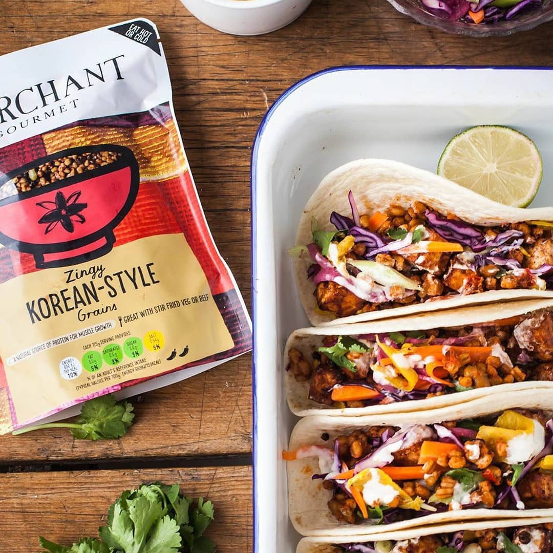 Spicy Vegan Korean-Style Tacos