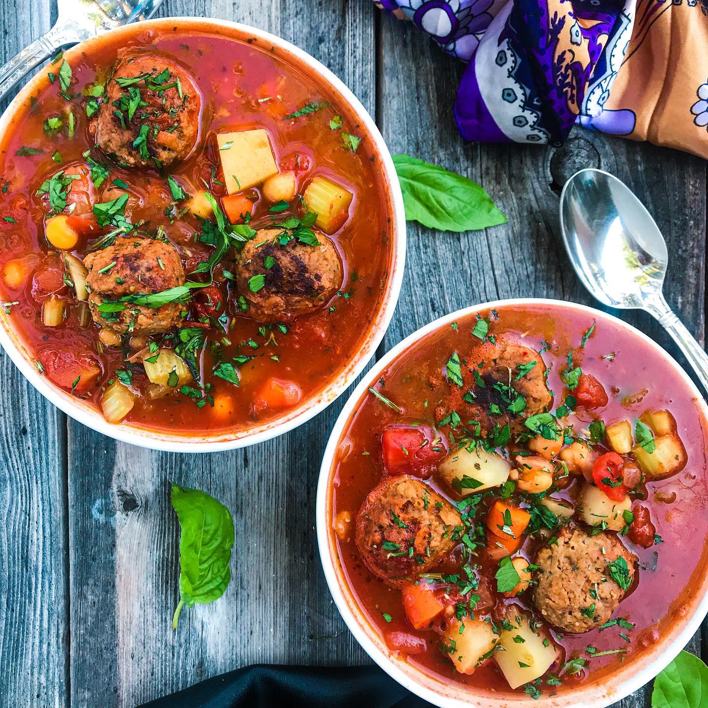 Hearty Vegan Italian Vegetable Soup