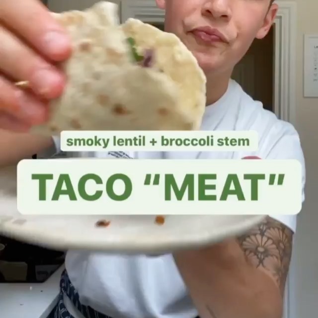 Vegan Lentil and Broccoli Taco Meat