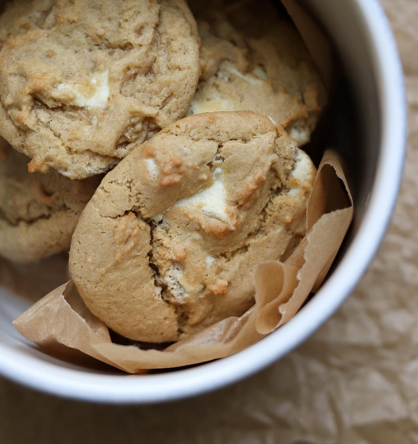 Miso & White Chocolate Chip Cookies