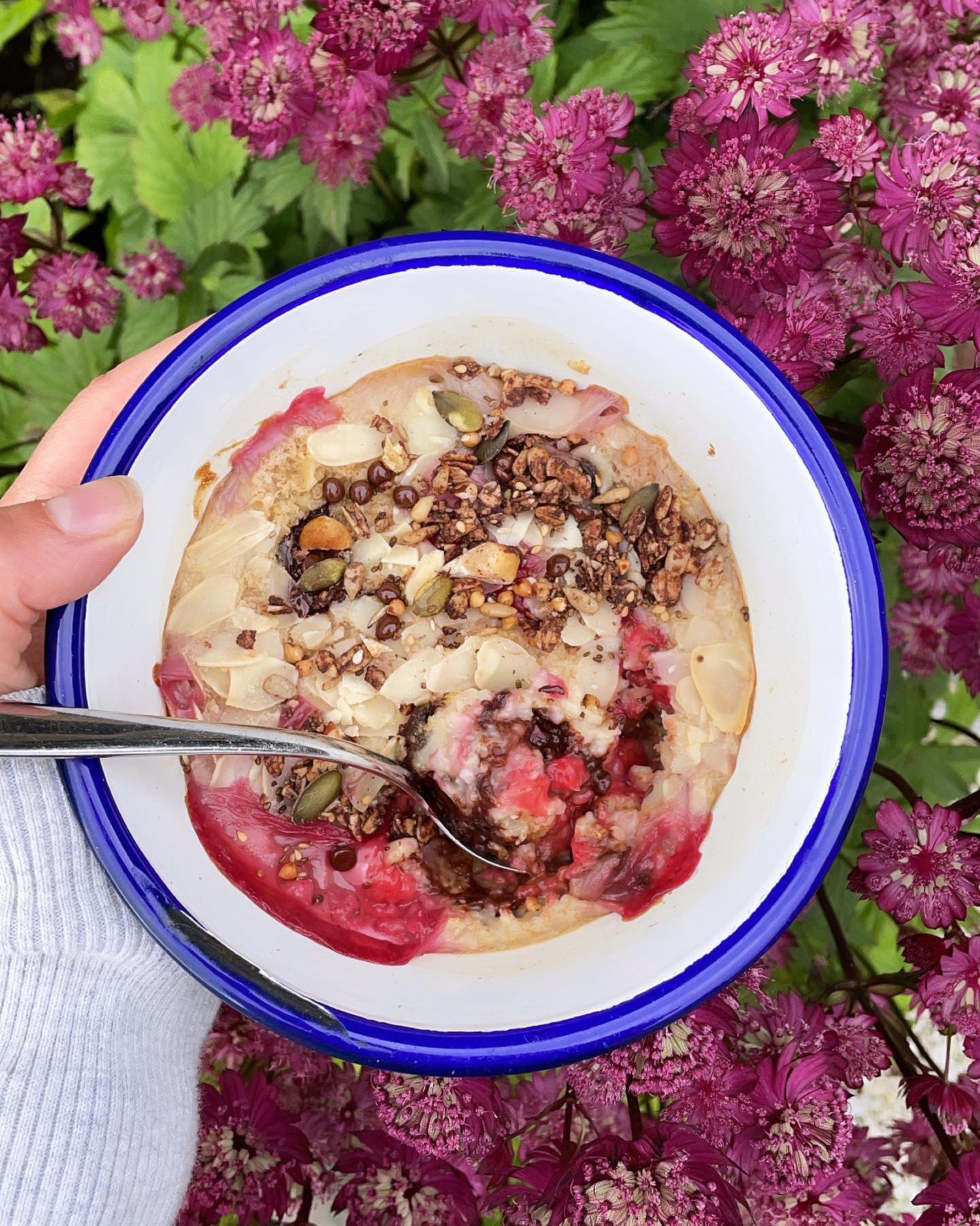 Raspberry & Coconut Baked Oats