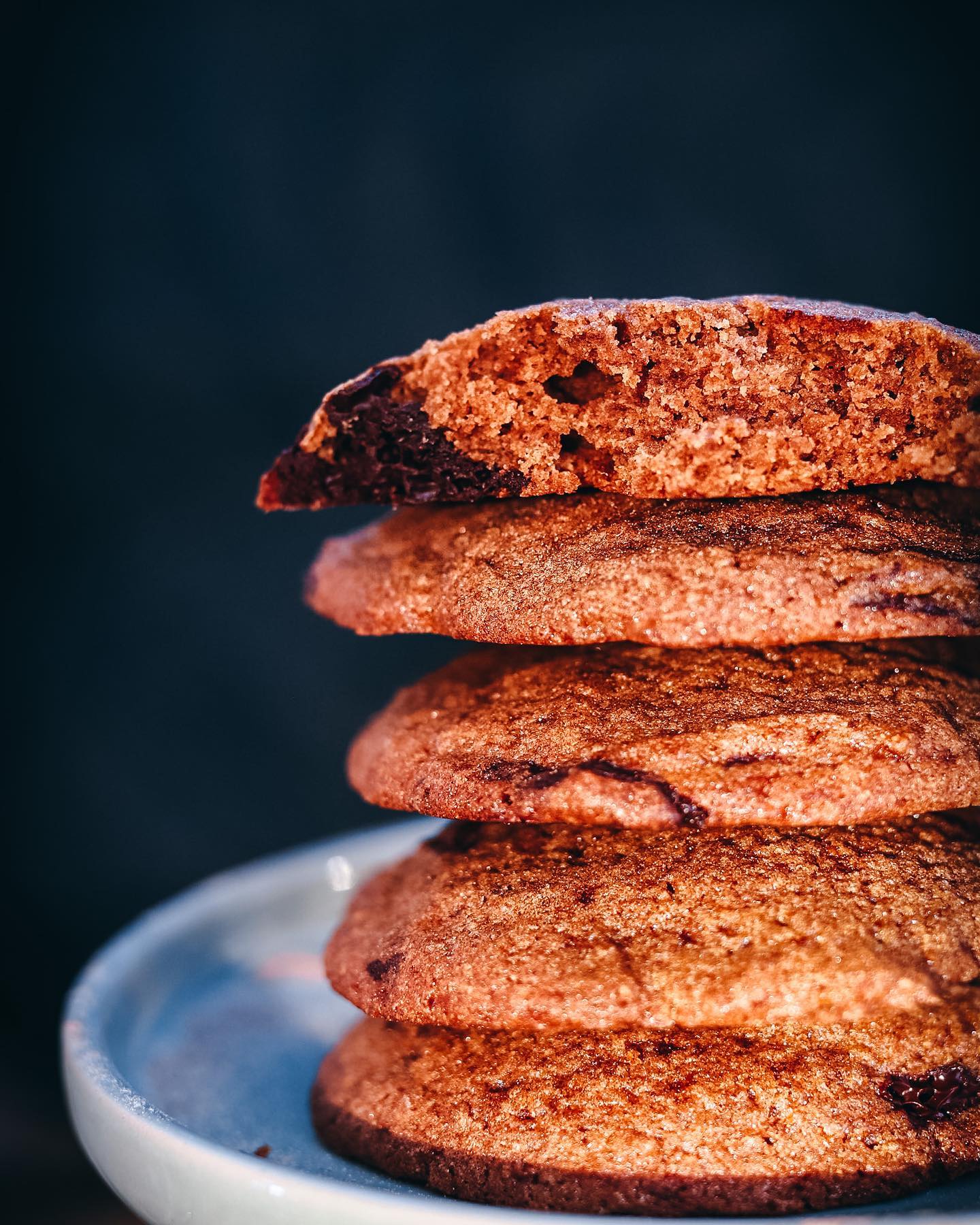 Soft and Crispy Vegan Gluten-Free Chocolate Chunk Cookies