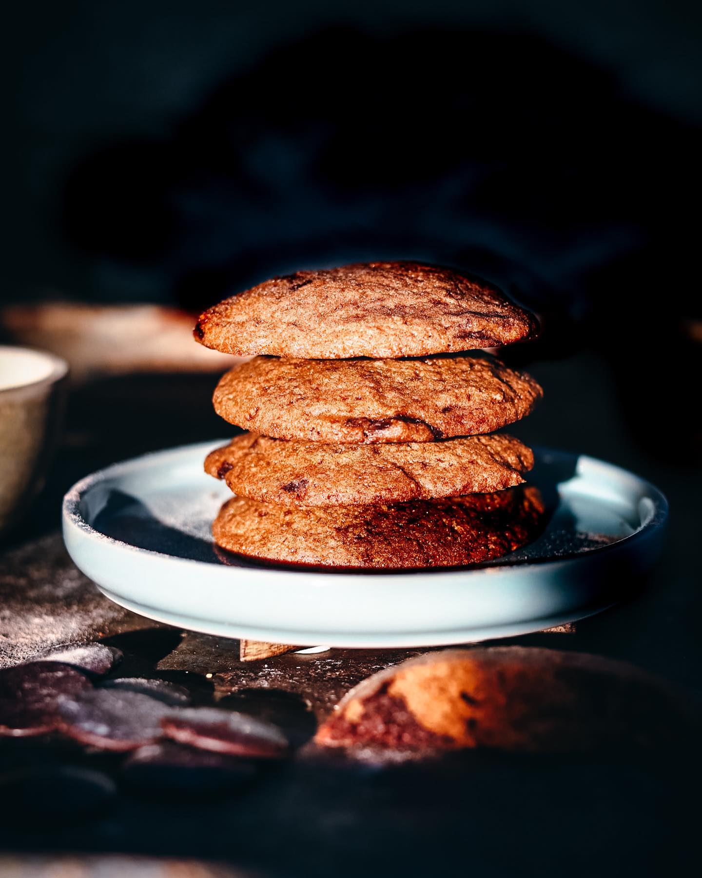 Soft and Crispy Vegan Gluten-Free Chocolate Chunk Cookies