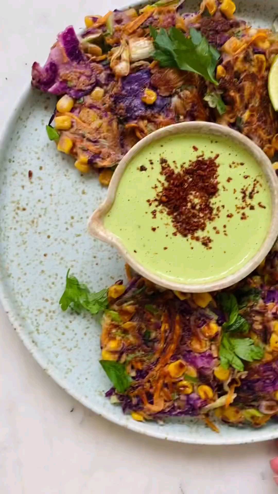 Rainbow Veggie Fritters