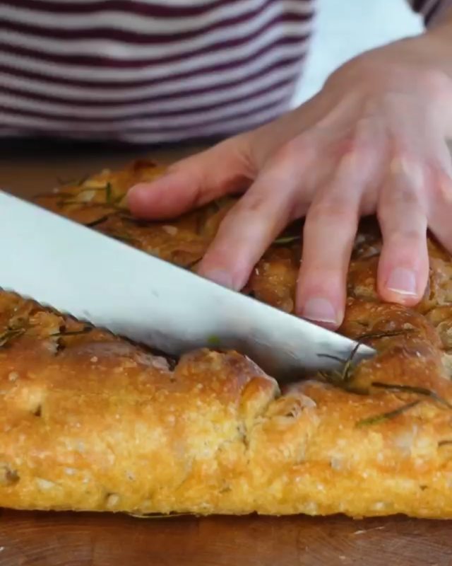 Vegan Focaccia with Garlic Chili Oil