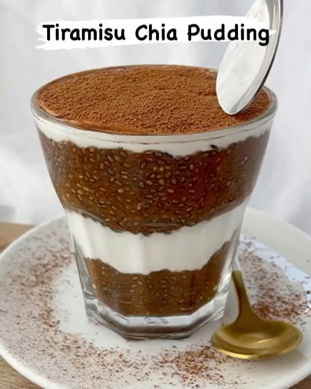Tiramisu-Inspired Chia Pudding