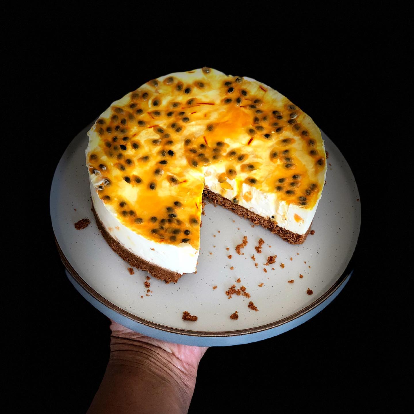 No Bake Mango Cheesecake