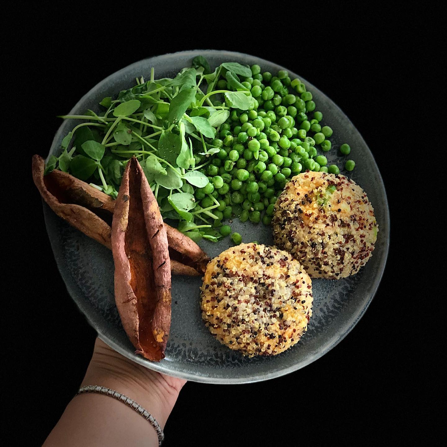 Sweet Potato Salmon Fishcakes with Quinoa Coating