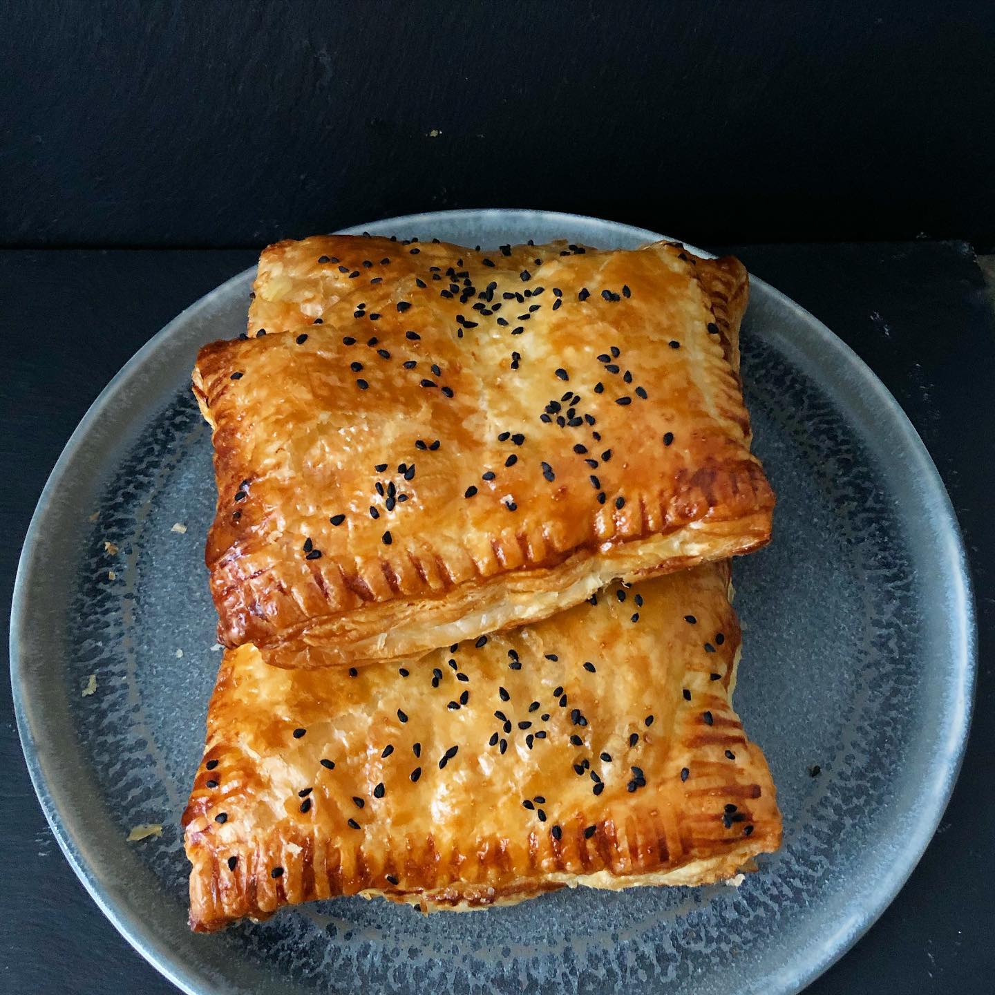 Butter Paneer Pastry Parcels