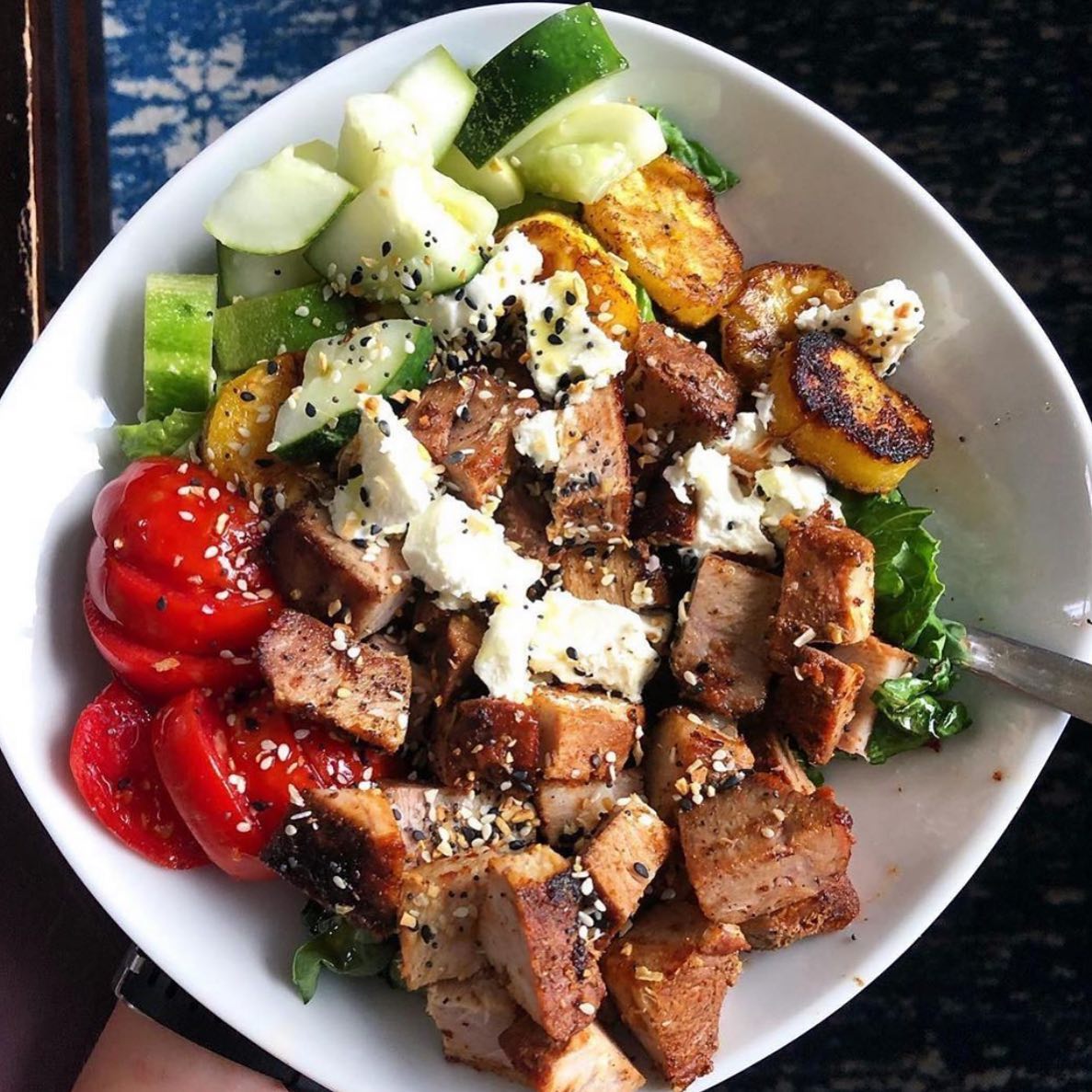 Simple Clean-Out-The-Fridge Salad Assembly