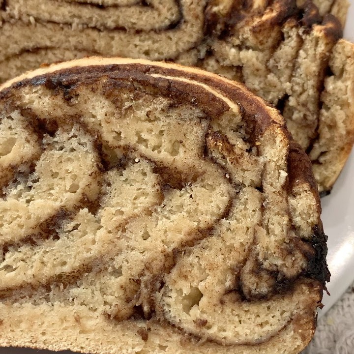 Vegan Chocolate Babka Protein Slices