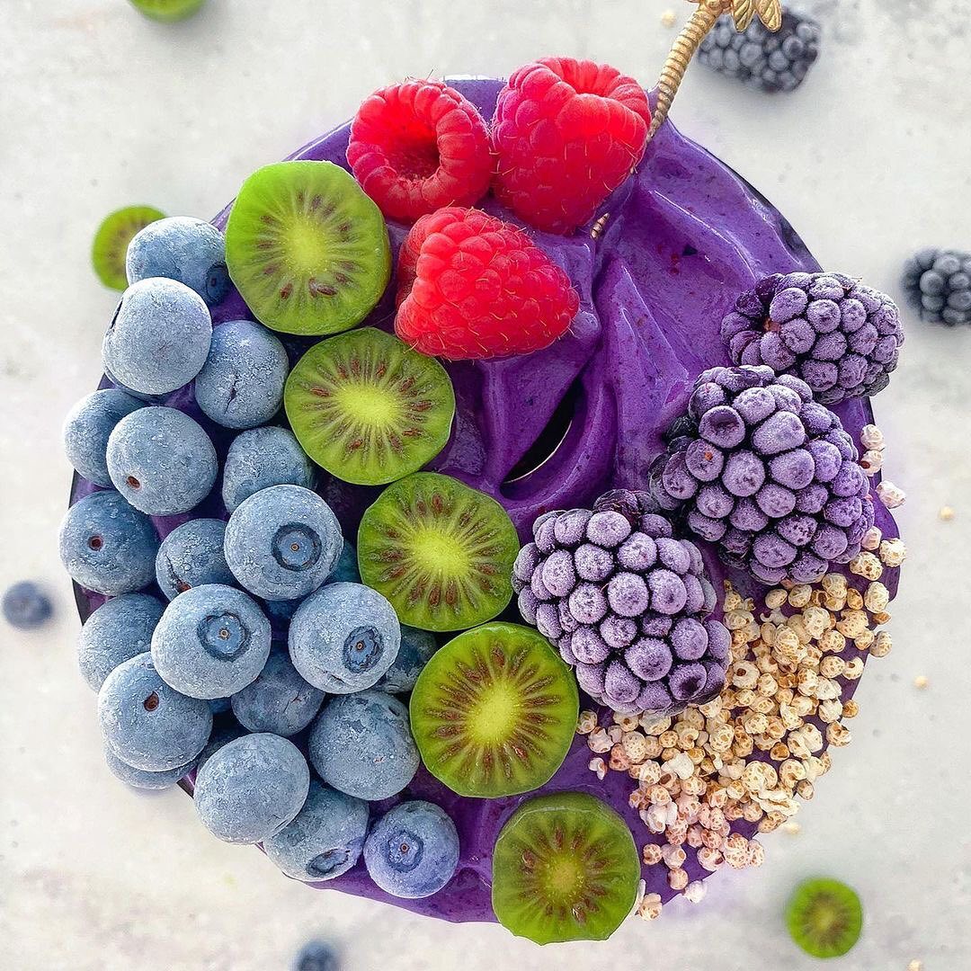 Blue Butterfly Pea Smoothie Bowl