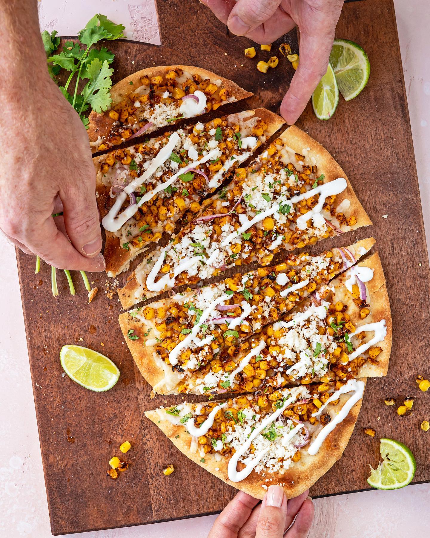 Vegan Elote Style Flatbread