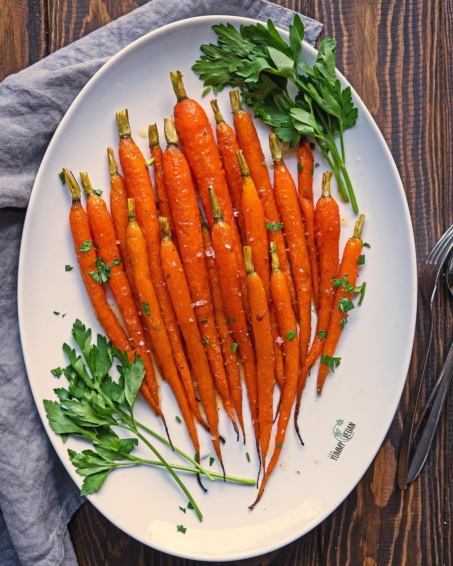 Sweet Maple Roasted Carrots