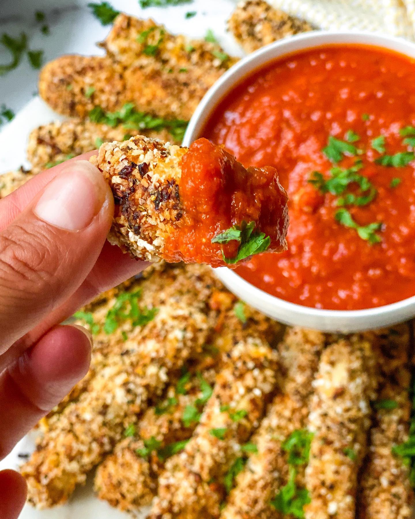 Gf Vegan Mozzarella Sticks with Hearts of Palm