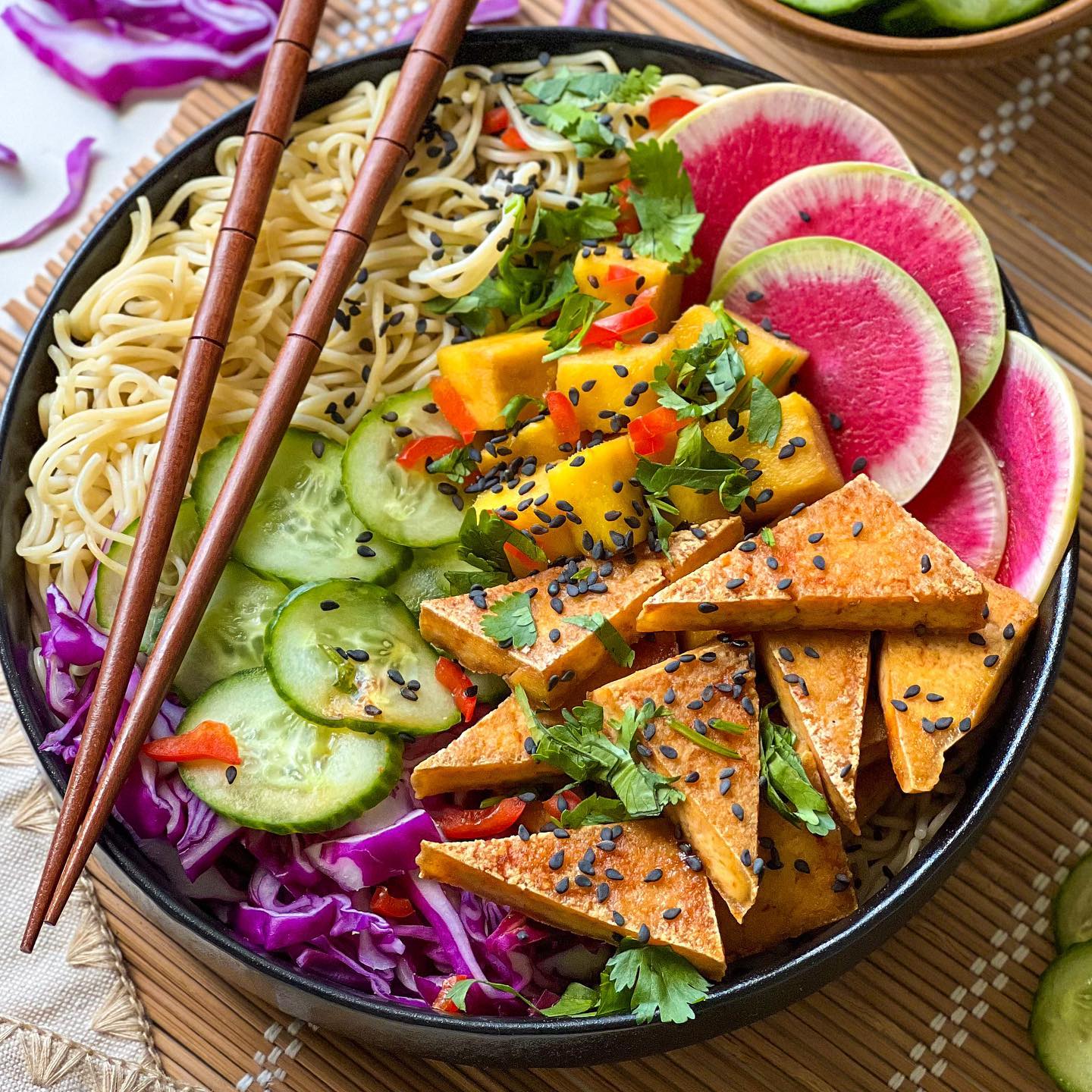 Spicy Tofu Ramen Bowl