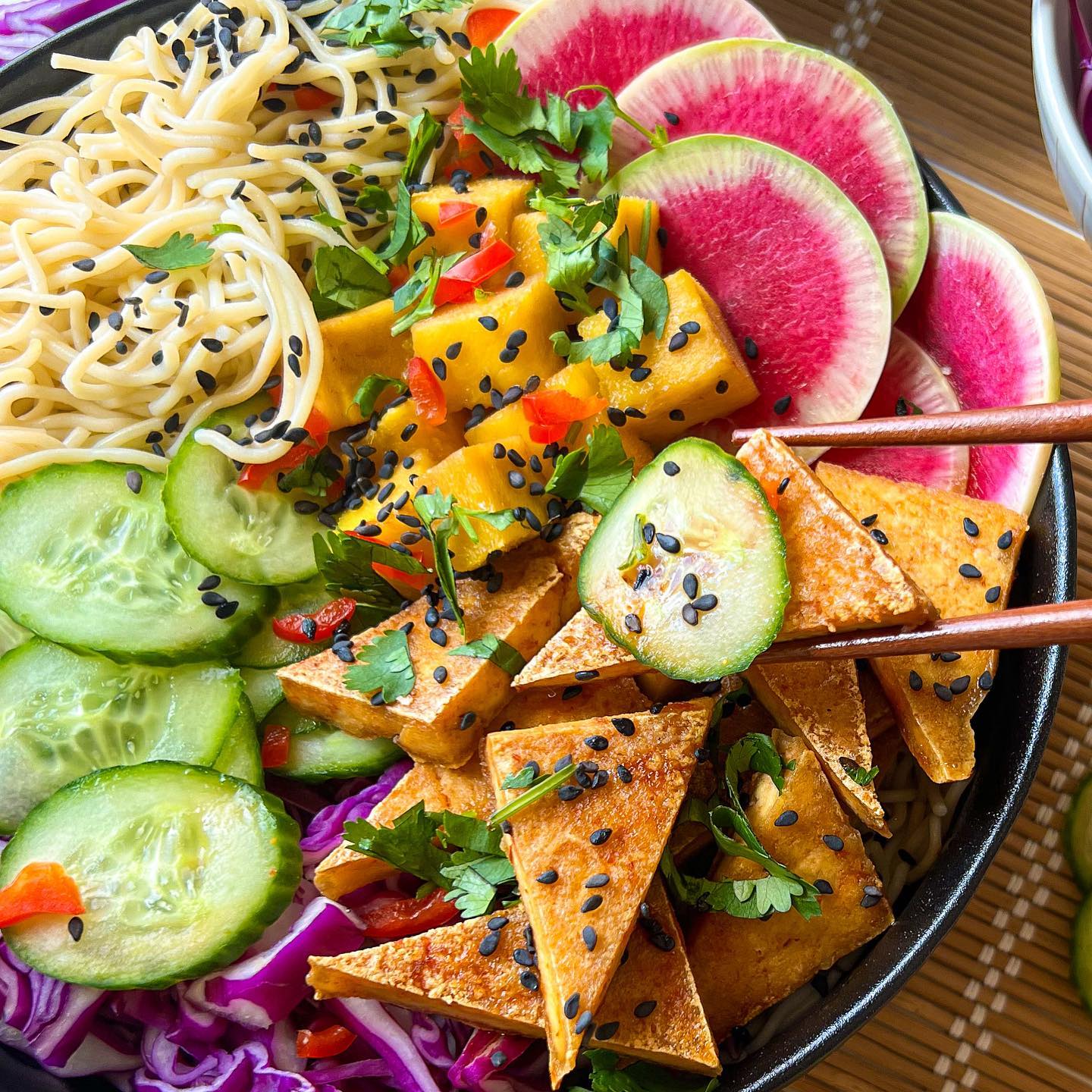 Spicy Tofu Ramen Bowl