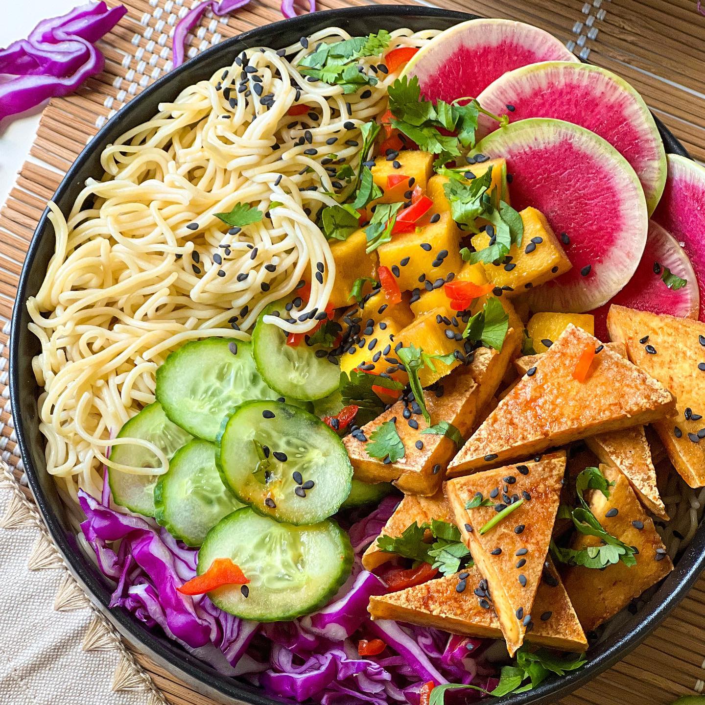 Spicy Tofu Ramen Bowl