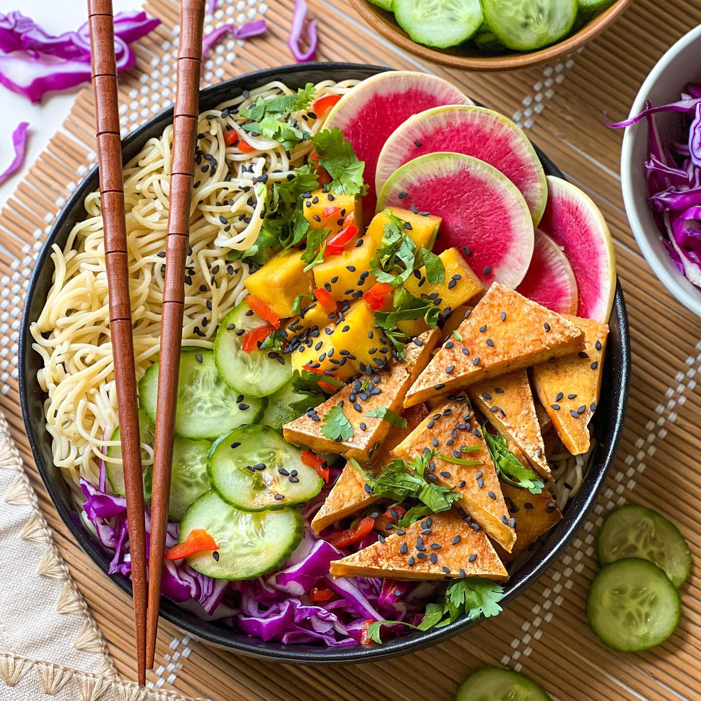 Spicy Tofu Ramen Bowl