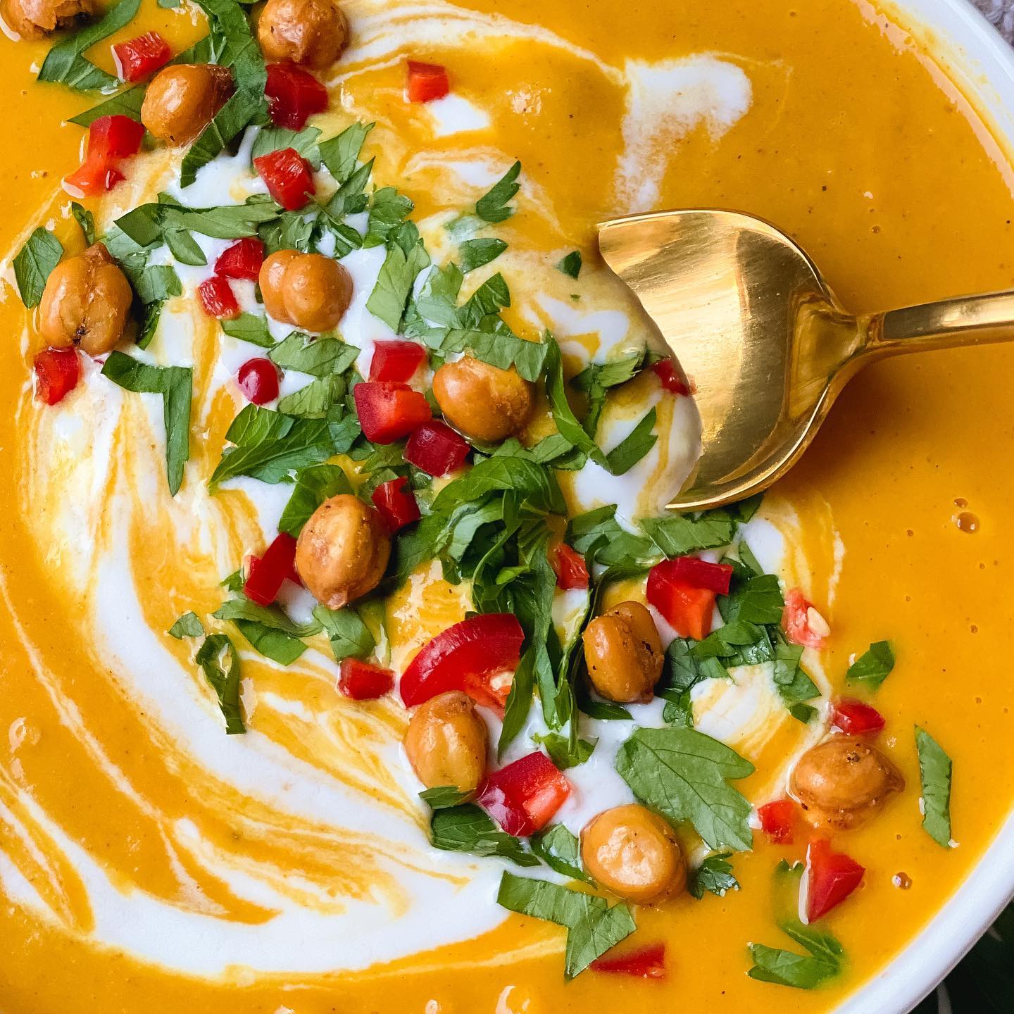 Coconut Curry Butternut Squash Soup