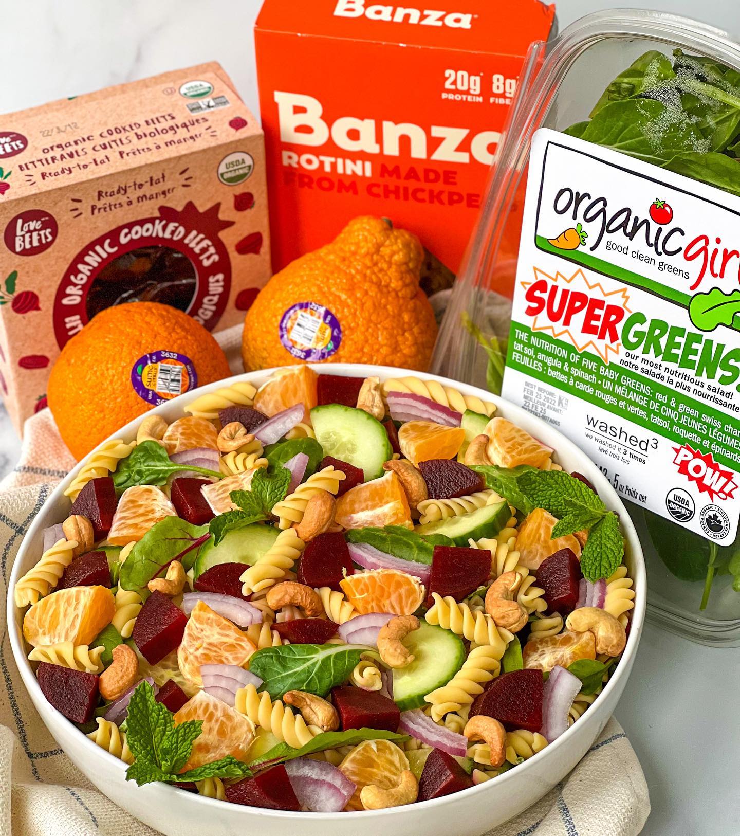 Mandarin Sesame Pasta Salad