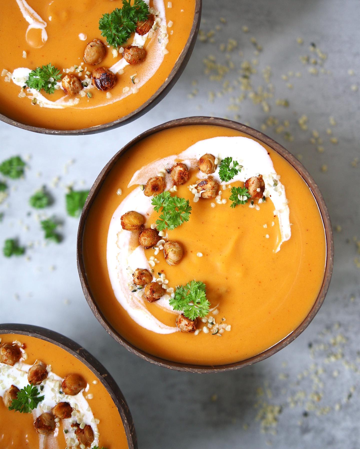 Sweet Potato Coconut Milk Soup