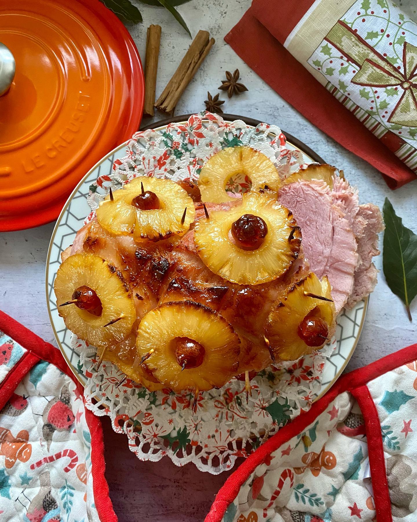 Pineapple Christmas Ham