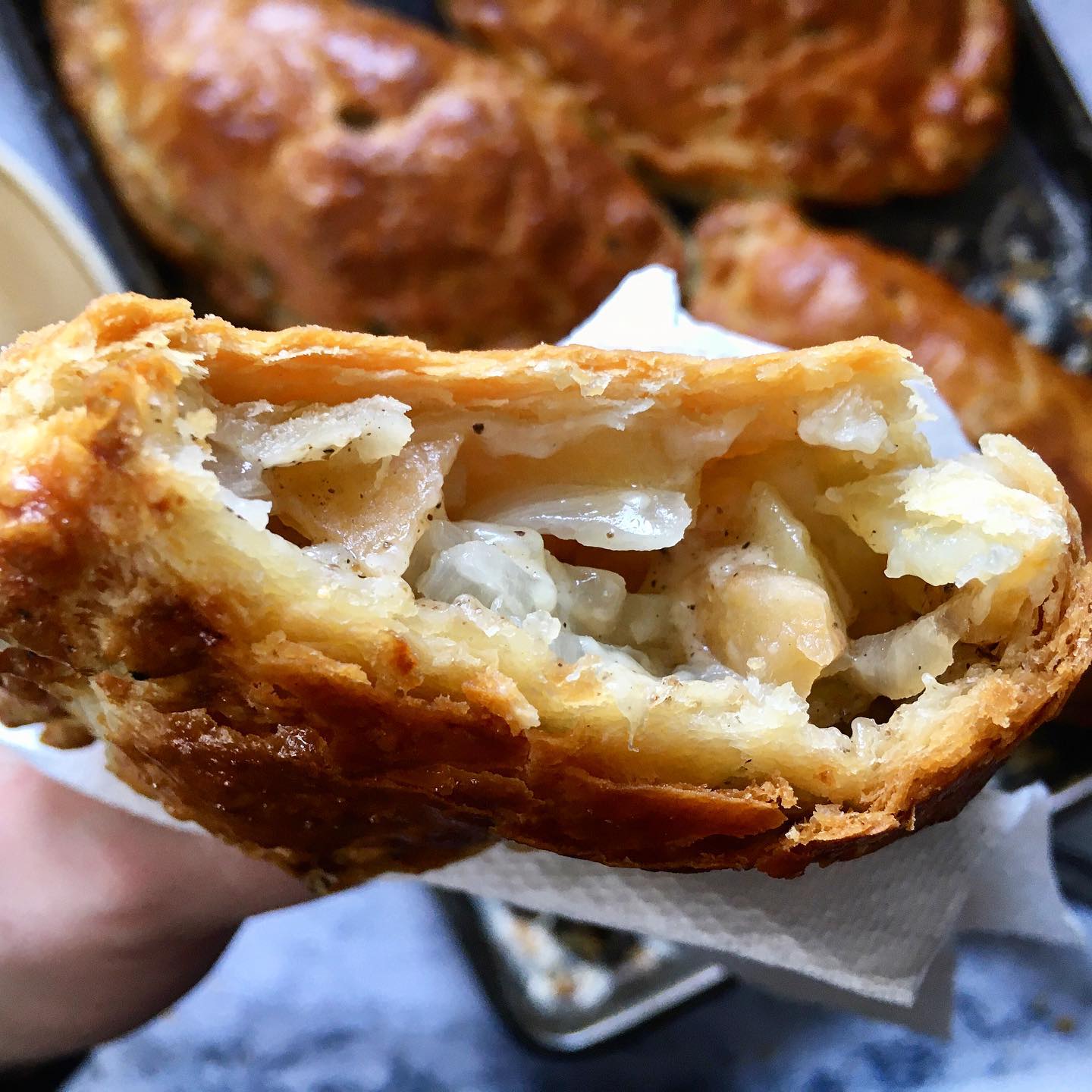 Quick Puff Pastry Vegetable Pasties