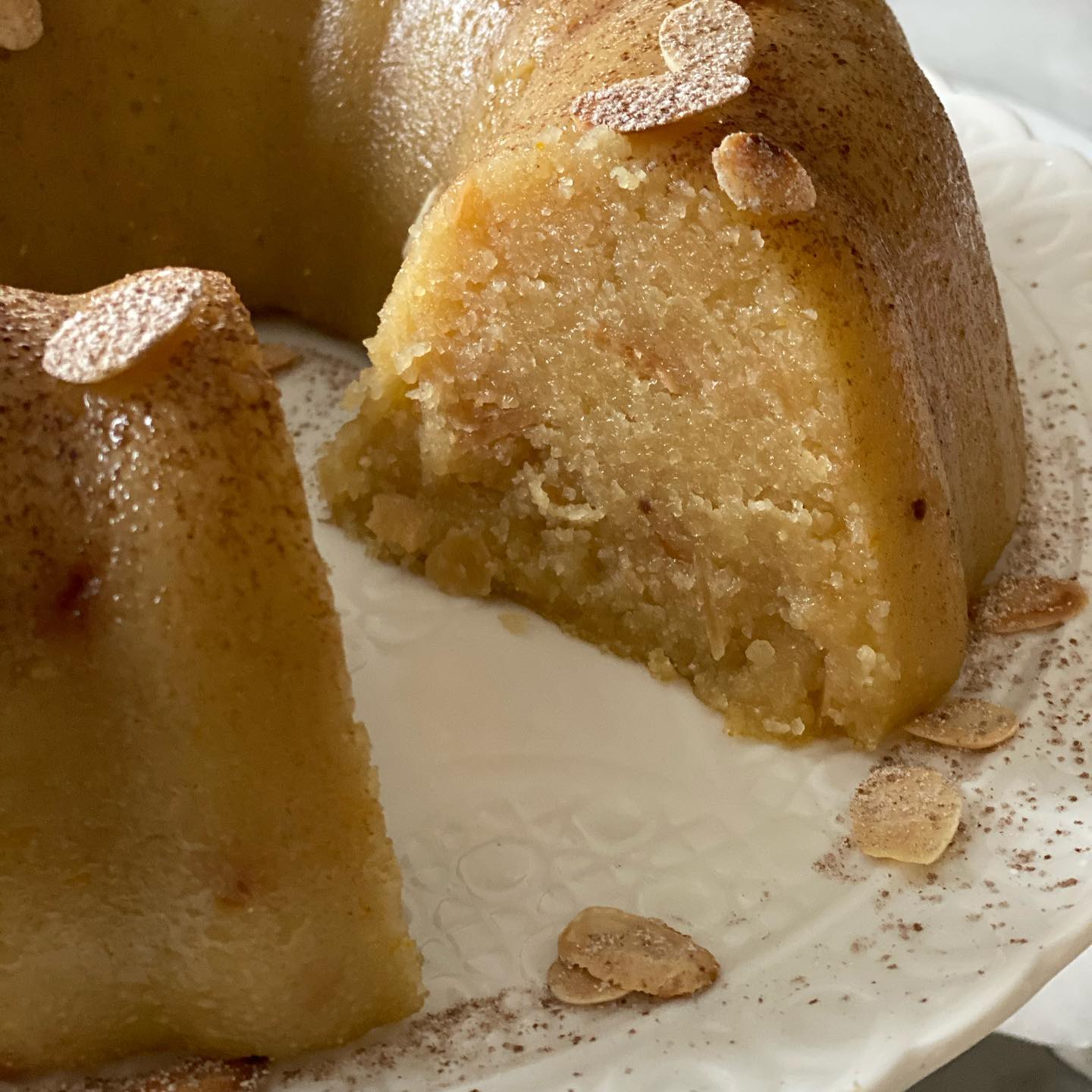 Wholesome Semolina Halva with Honey and Almonds