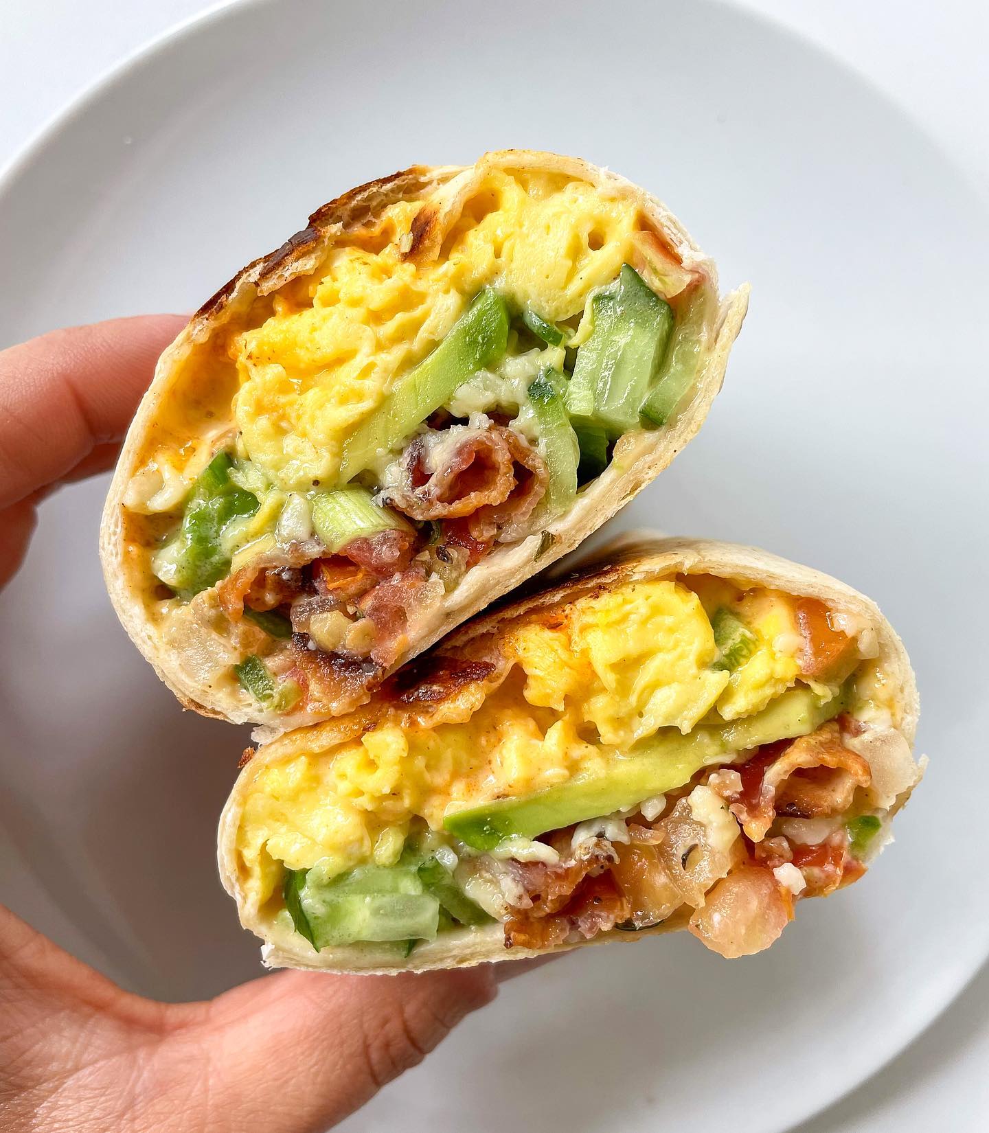 Easy Loaded Brunch Wrap